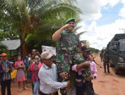 Suasana Haru Lepas Kepergian Prajurit Rajawali