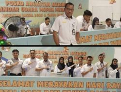Posko Nataru Bandar Udara Internasional Mopah Dibuka…Menhub Dudy Purwagandhi Berpesan Kesigapan Petugas Demi Layanan Penerbangan