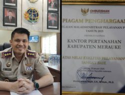 Kantah Merauke Raih Sejumlah Penghargaan Kemenkeu Hingga Ombudsman RI