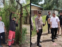 Rante Gembok Perumahan Bandara di Jalan Pemuda Dibongkar Paksa